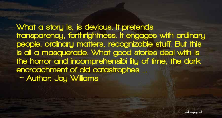 Catastrophes Quotes By Joy Williams