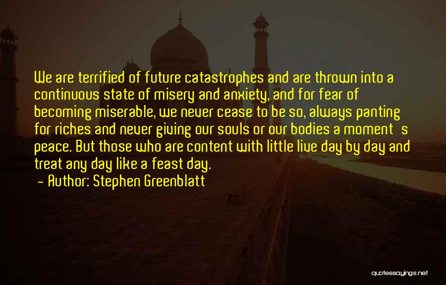 Catastrophes Quotes By Stephen Greenblatt