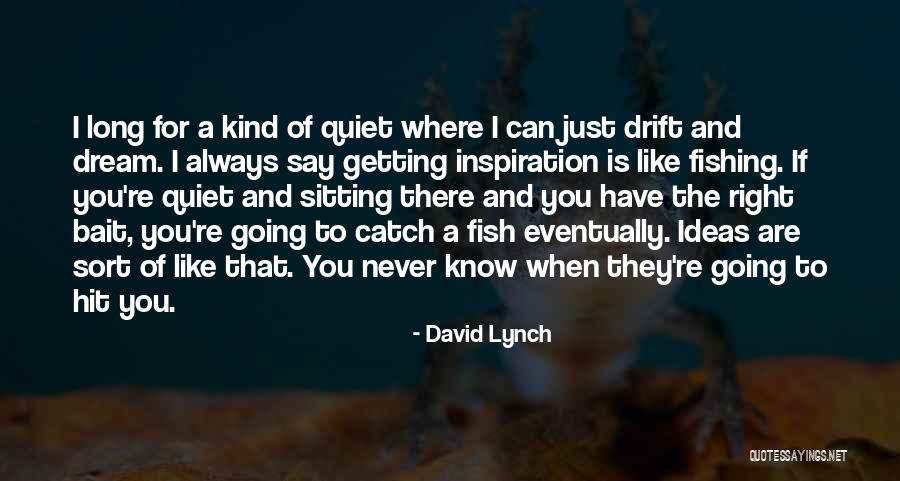 Catch Dream Quotes By David Lynch Catch Dream Quotes By David Lynch