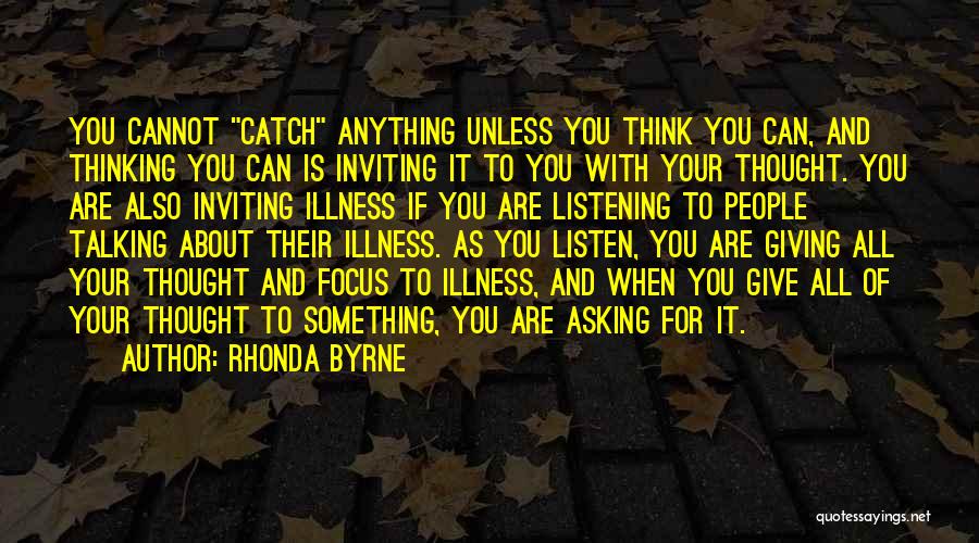 Catch If You Can Quotes By Rhonda Byrne