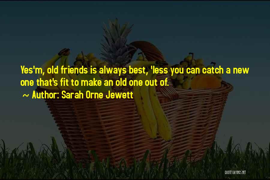 Catch Up With Old Friends Quotes By Sarah Orne Jewett