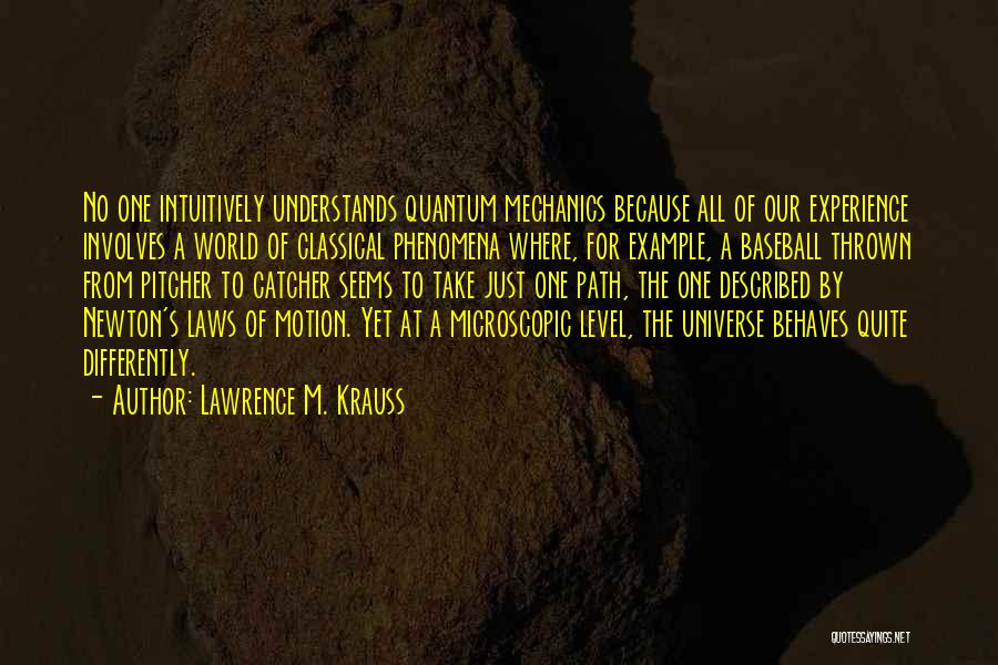 Catcher And Pitcher Quotes By Lawrence M. Krauss