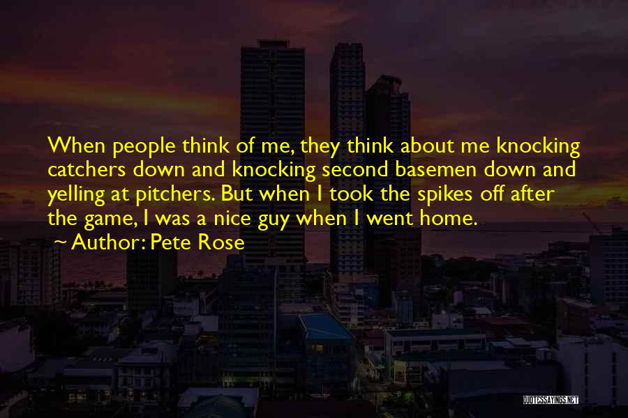 Catchers And Pitchers Quotes By Pete Rose