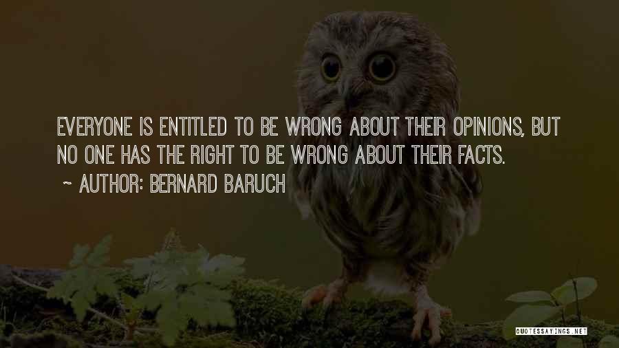 Catchy Quotes By Bernard Baruch