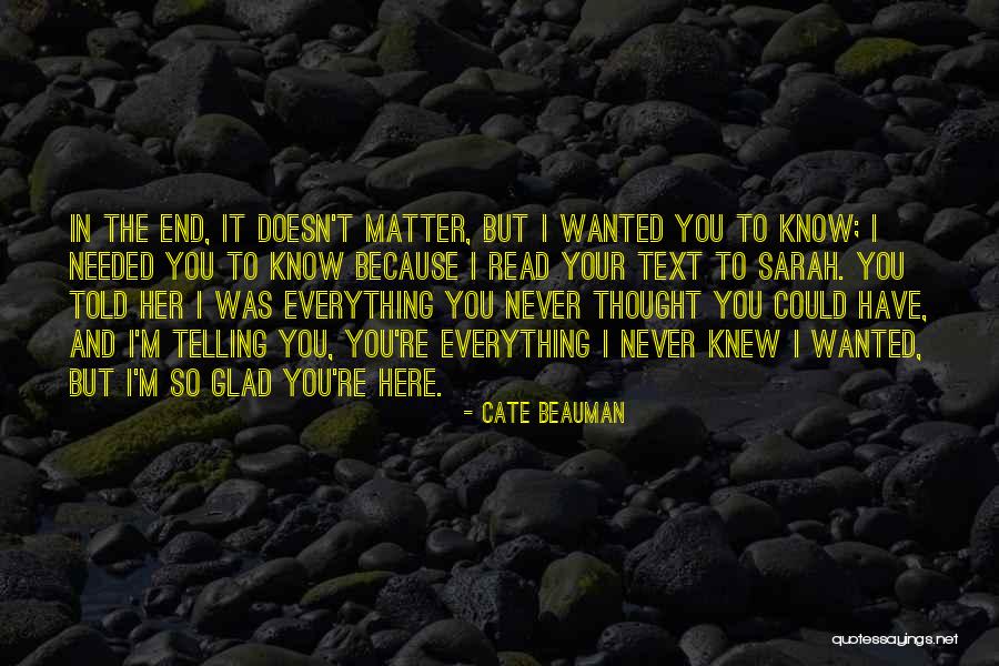 Cate Beauman Quotes 1118466