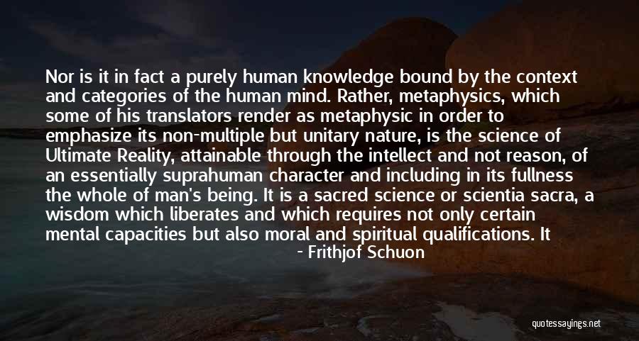 Categories Quotes By Frithjof Schuon