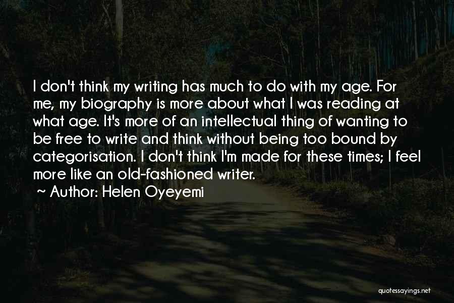 Categorisation Quotes By Helen Oyeyemi