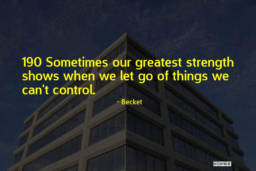 Categorised Past Quotes By Becket Categorised Past Quotes By Becket