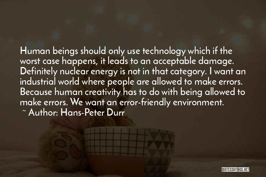 Category Quotes By Hans-Peter Durr