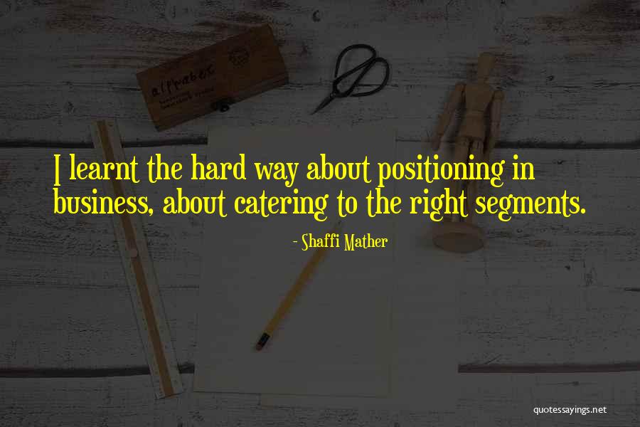 Catering Business Quotes By Shaffi Mather