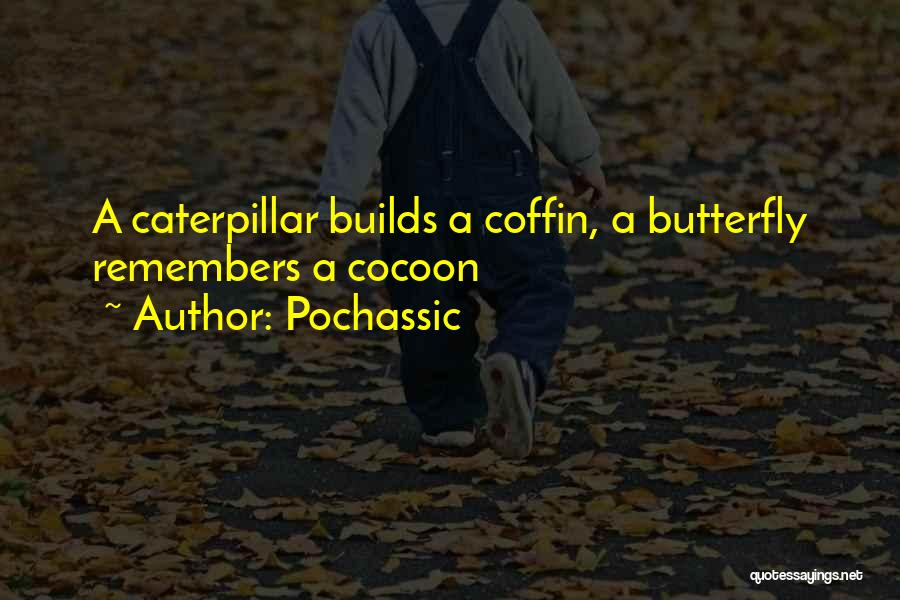 Caterpillar Cocoon Butterfly Quotes By Pochassic