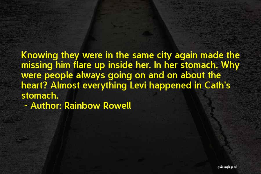 Cath And Levi Quotes By Rainbow Rowell