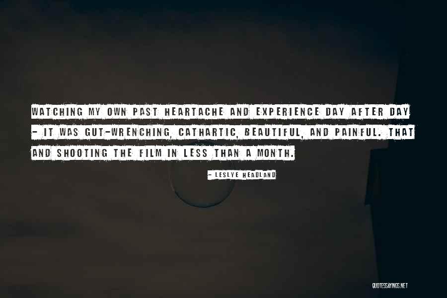 Cathartic Experience Quotes By Leslye Headland Cathartic Experience Quotes By Leslye Headland