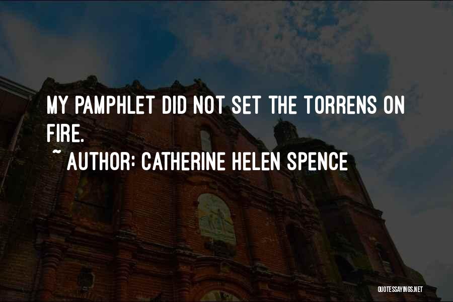 Catherine Spence Quotes By Catherine Helen Spence