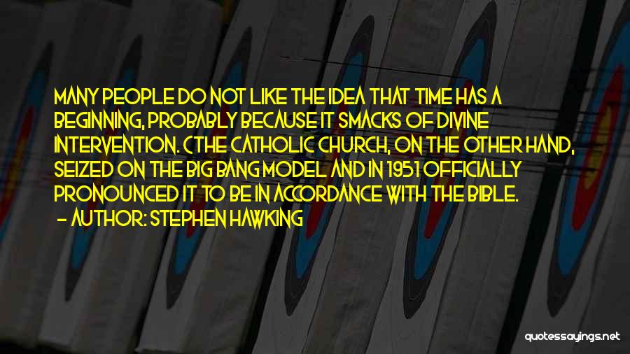 Catholic Bible Quotes By Stephen Hawking