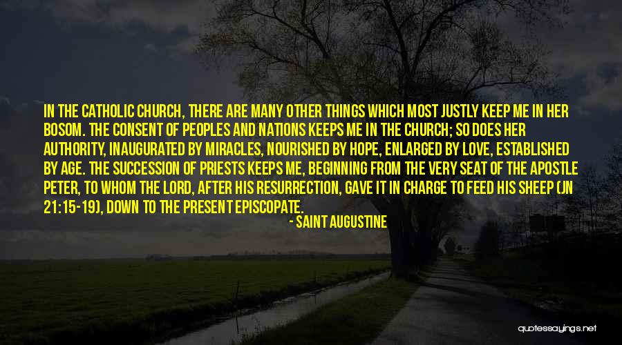 Catholic Priests Quotes By Saint Augustine