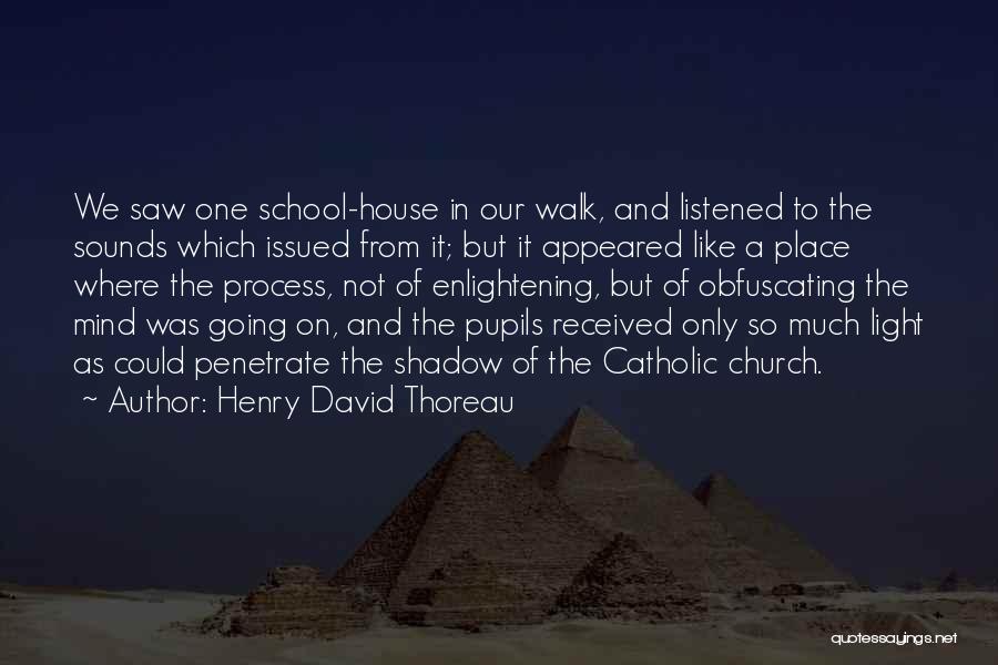 Catholic School Education Quotes By Henry David Thoreau