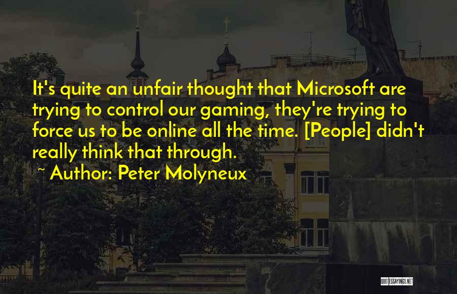 Catholique Religion Quotes By Peter Molyneux