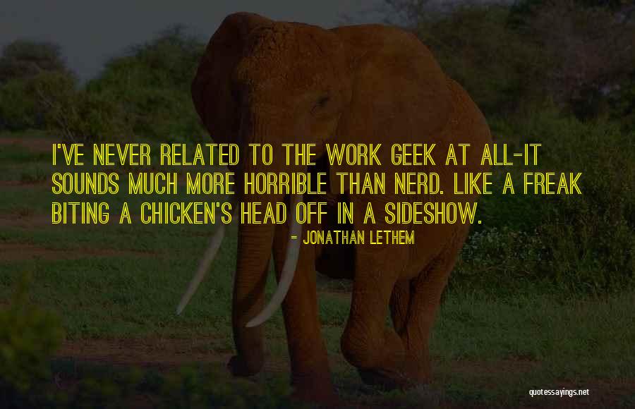 Cathys Critters Quotes By Jonathan Lethem Cathys Critters Quotes By Jonathan Lethem
