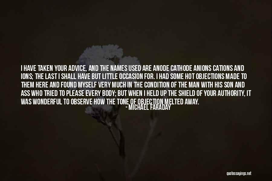 Cations Quotes By Michael Faraday Cations Quotes By Michael Faraday