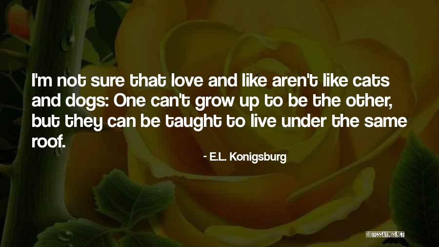 Cats And Dogs Quotes By E.L. Konigsburg Cats And Dogs Quotes By E.L. Konigsburg