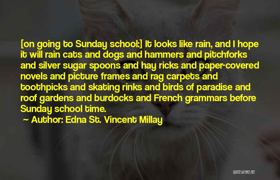 Cats And Dogs Quotes By Edna St. Vincent Millay
