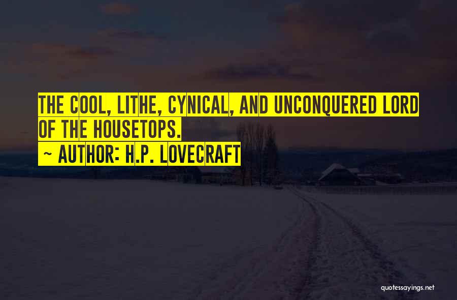 Cats And Dogs Quotes By H.P. Lovecraft