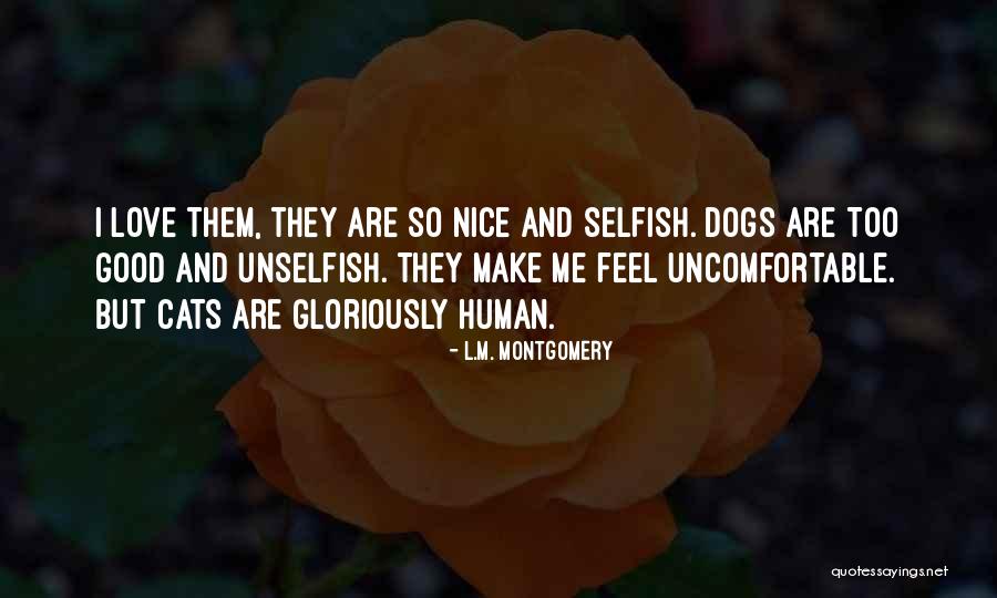 Cats And Dogs Quotes By L.M. Montgomery