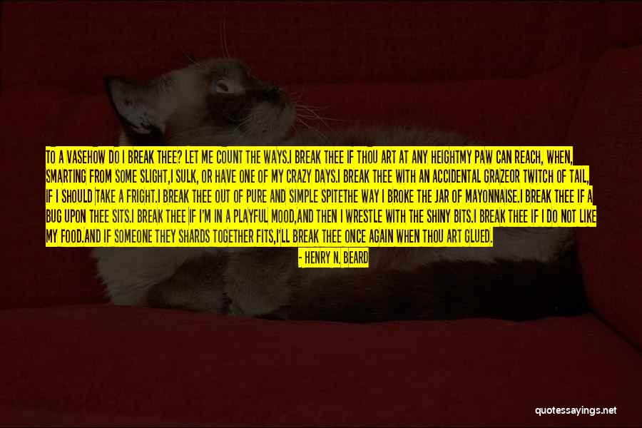 Cats And Food Quotes By Henry N. Beard Cats And Food Quotes By Henry N. Beard