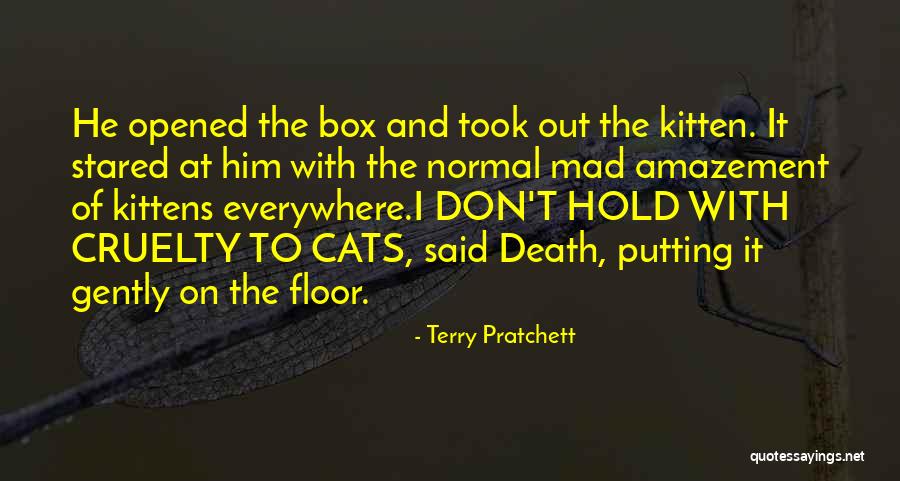 Cats Death Quotes By Terry Pratchett