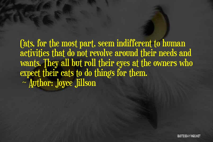 Cats Eyes Quotes By Joyce Jillson