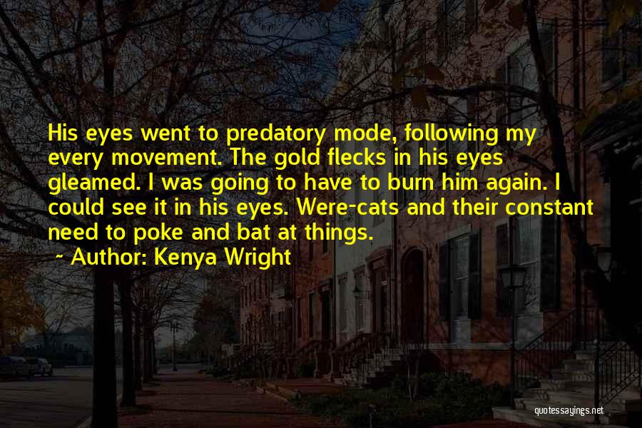 Cats Eyes Quotes By Kenya Wright