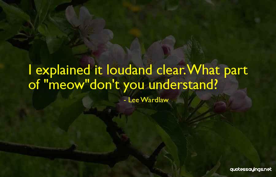 Cats Meow And Other Quotes By Lee Wardlaw Cats Meow And Other Quotes By Lee Wardlaw