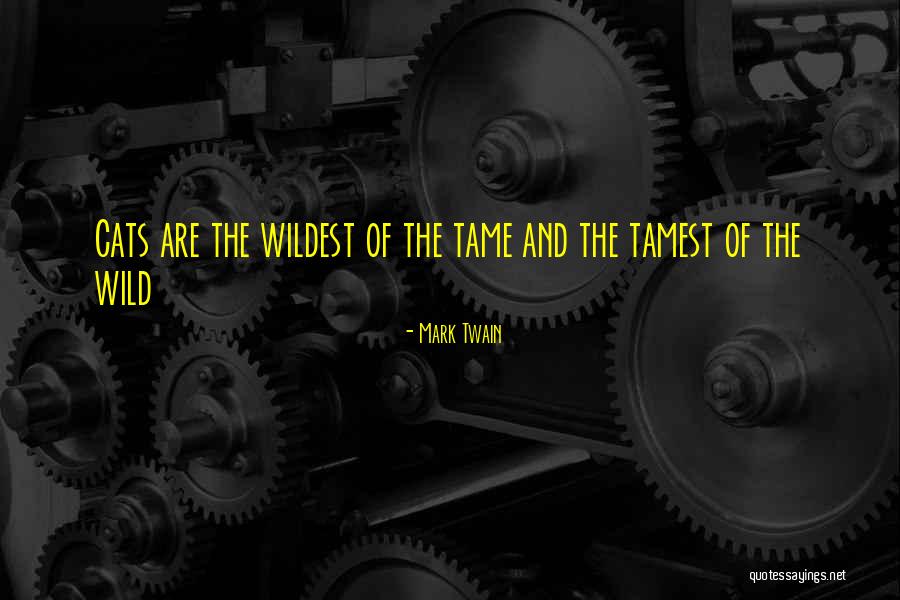 Cats Quotes By Mark Twain Cats Quotes By Mark Twain