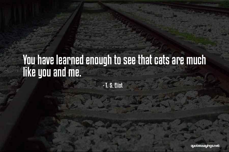 Cats Quotes By T. S. Eliot Cats Quotes By T. S. Eliot