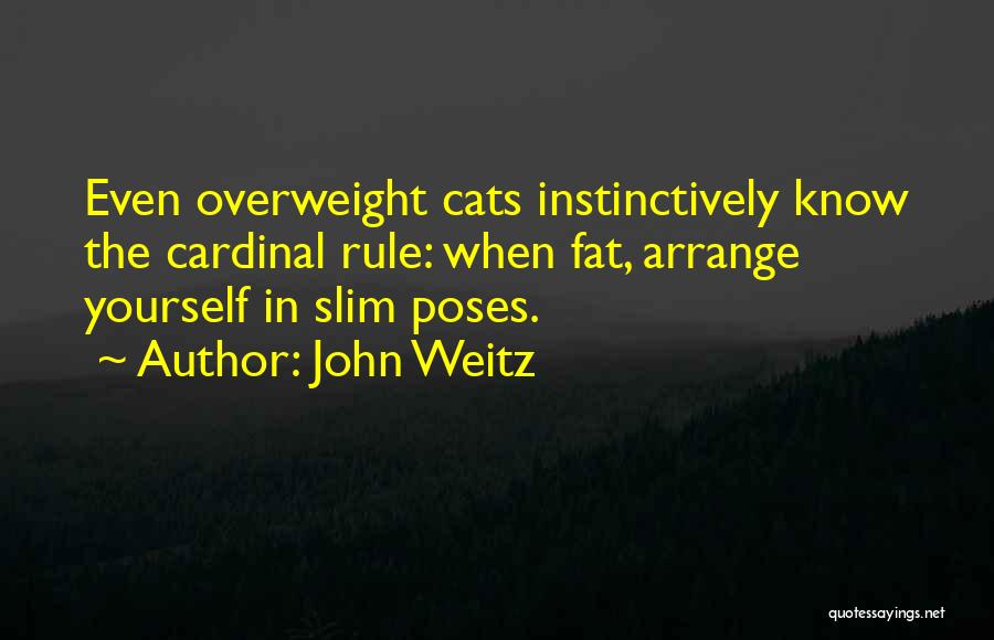 Cats Rule Quotes By John Weitz