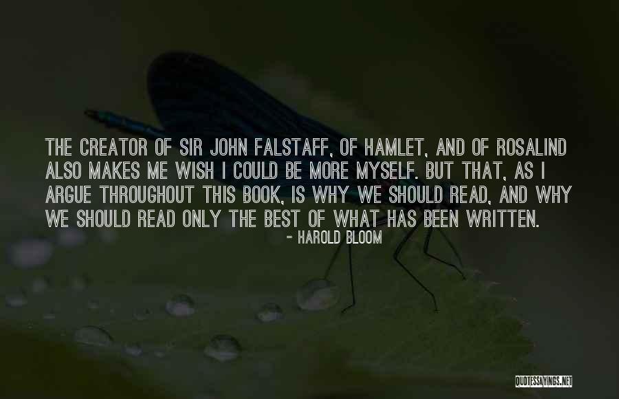 Cattivo Hingham Quotes By Harold Bloom Cattivo Hingham Quotes By Harold Bloom