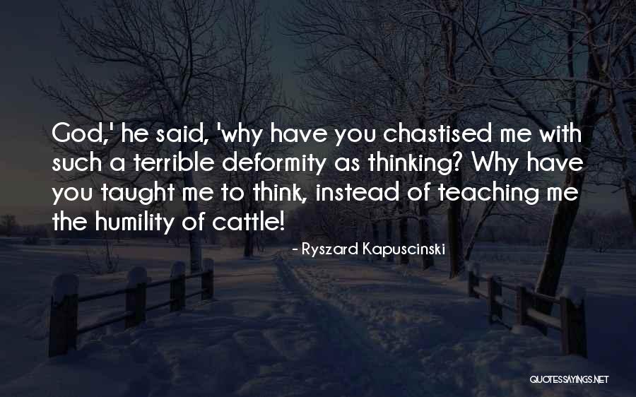 Cattle Quotes By Ryszard Kapuscinski Cattle Quotes By Ryszard Kapuscinski