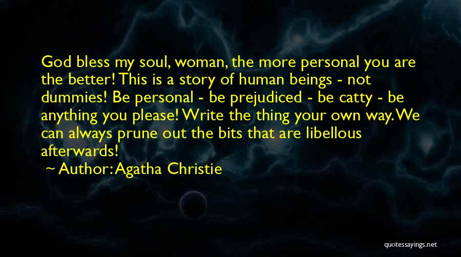Catty Quotes By Agatha Christie