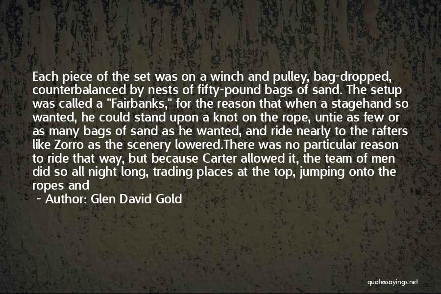 Catwalk Quotes By Glen David Gold