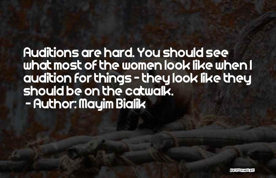 Catwalk Quotes By Mayim Bialik