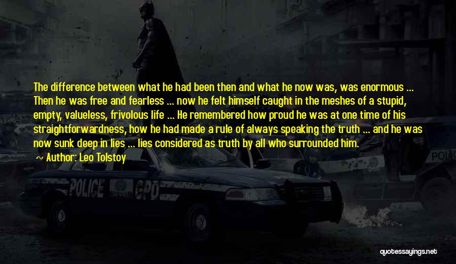 Caught In Lies Quotes By Leo Tolstoy