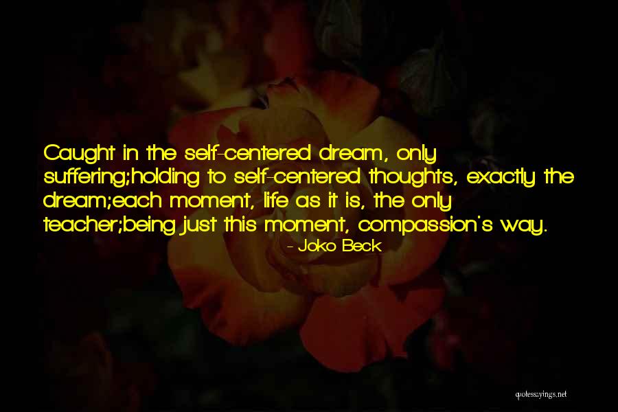 Caught In The Moment Quotes By Joko Beck