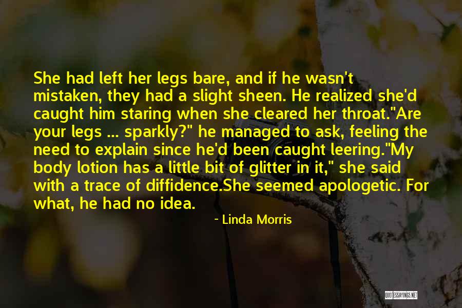 Caught Staring Quotes By Linda Morris