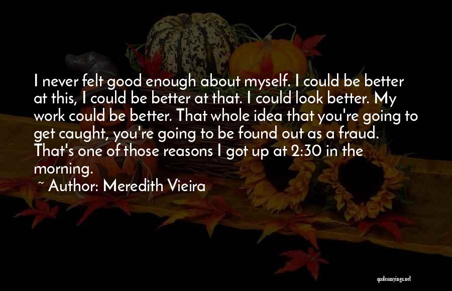 Caught Up In Work Quotes By Meredith Vieira