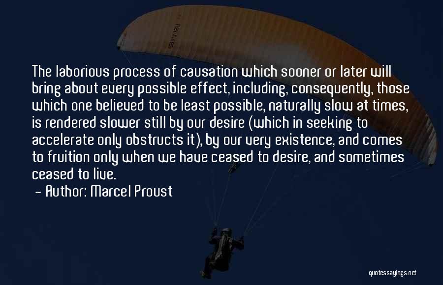 Causation Quotes By Marcel Proust