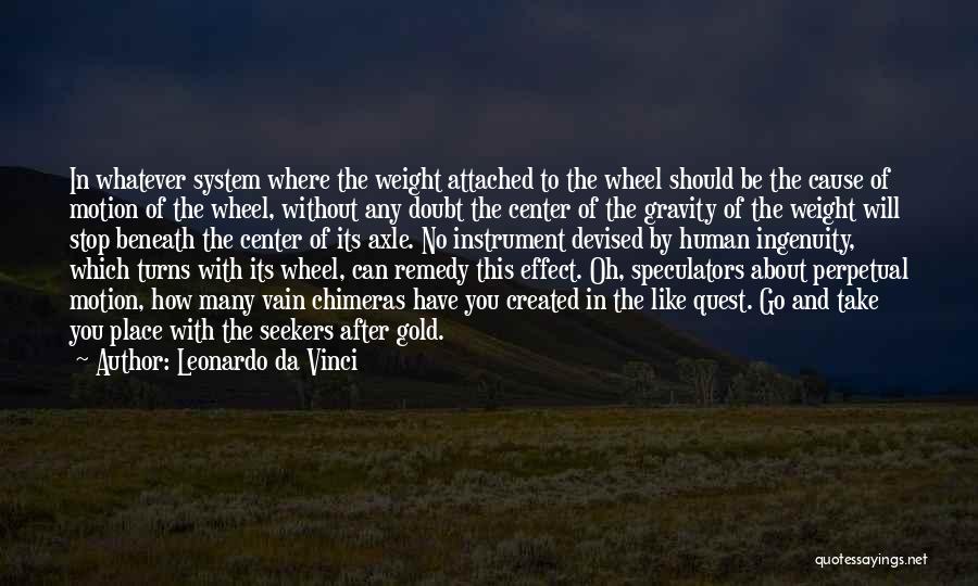 Cause And Effect Quotes By Leonardo Da Vinci