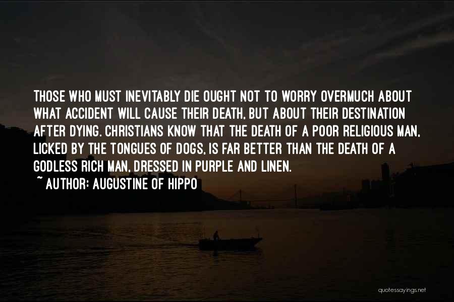 Cause Of Death Quotes By Augustine Of Hippo