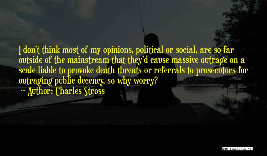 Cause Of Death Quotes By Charles Stross