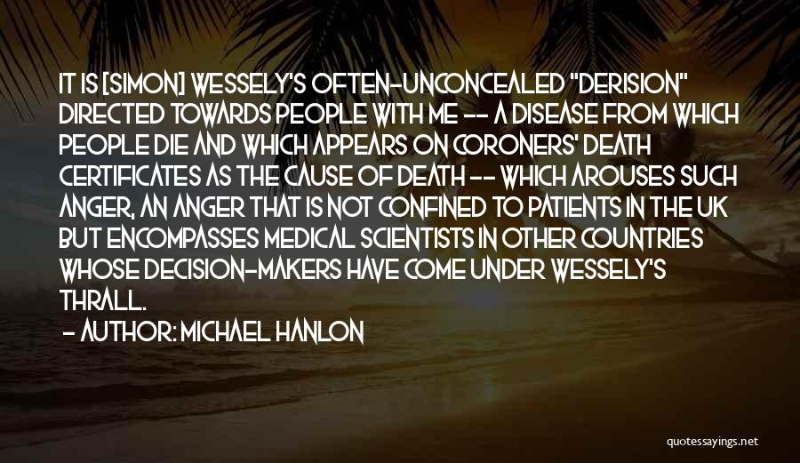 Cause Of Death Quotes By Michael Hanlon